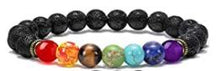 Load image into Gallery viewer, Chakra Aromatherapy Essential Oil Diffuser Bracelet
